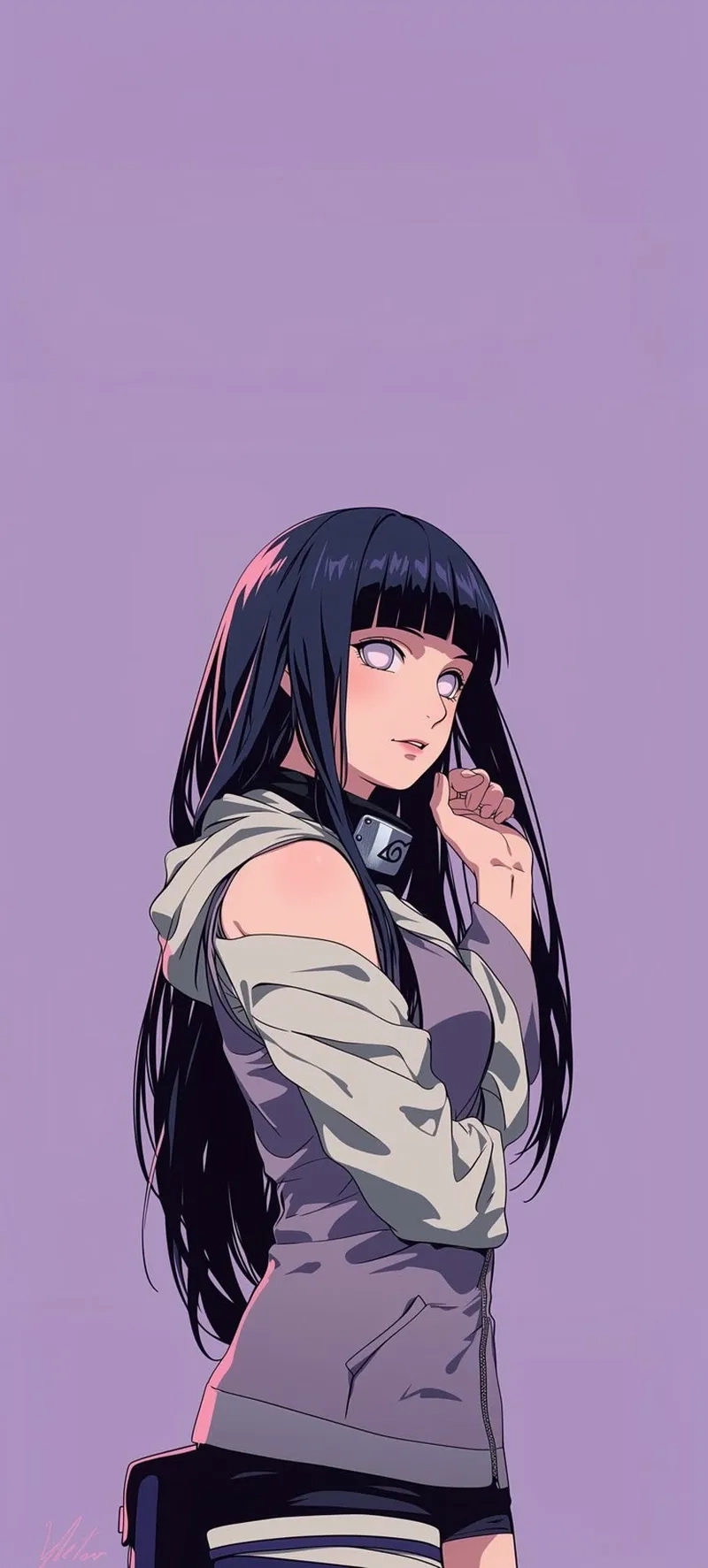 Khung hình ngầu đầy cảm xúc của Hyuga Hinata trong khoảnh khắc lặng im