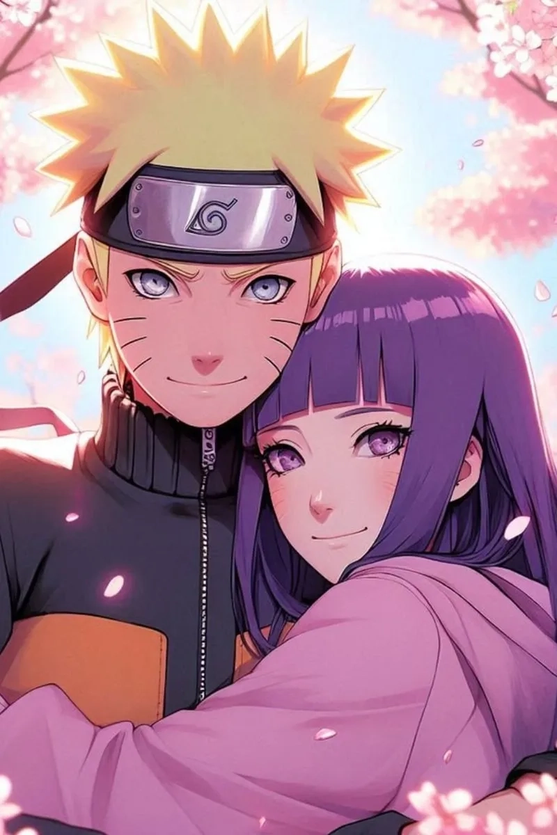 Visual đôi đẹp Hinata với Naruto khiến người xem say mê