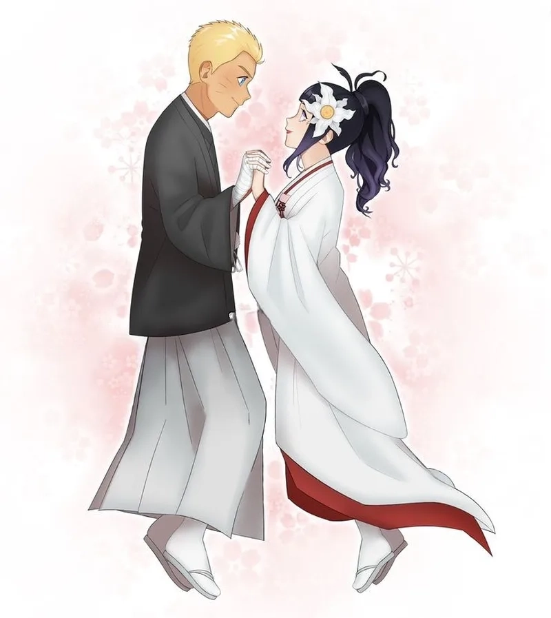 Khoảnh khắc hạnh phúc khi Naruto cưới Hinata khiến fan tan chảy