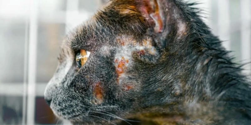 Nhận biết sớm dấu hiệu bị nấm ở mèo