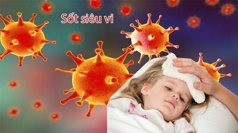 Dấu hiệu phổ biến khi bé sốt siêu vi