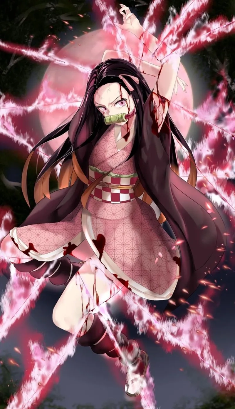 Ảnh nền wallpaper nezuko hd rõ nét và cuốn hút