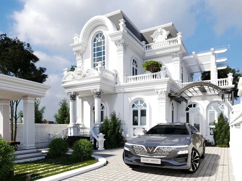 Nhà biệt thự 2 tầng - Sang trọng, tiện nghi cho mọi gia đình