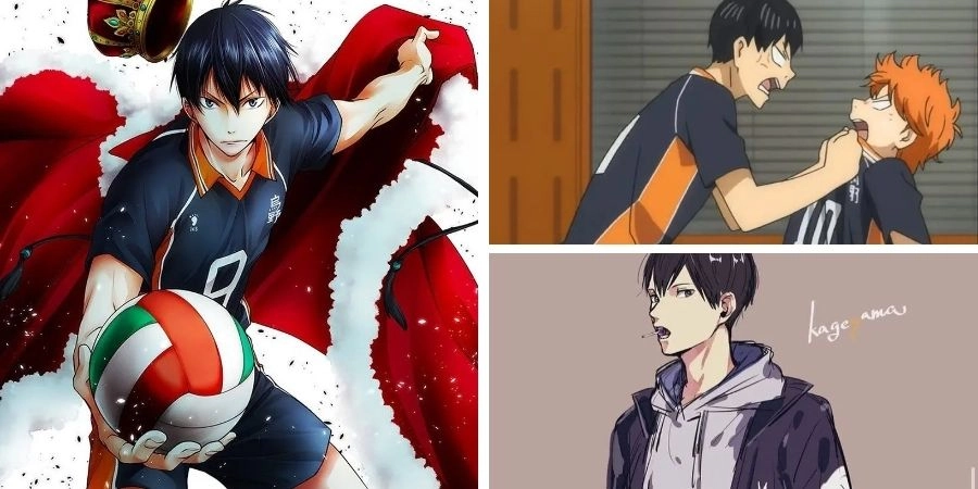 Hình ảnh Kageyama nổi bật với thần thái nghiêm túc rõ nét