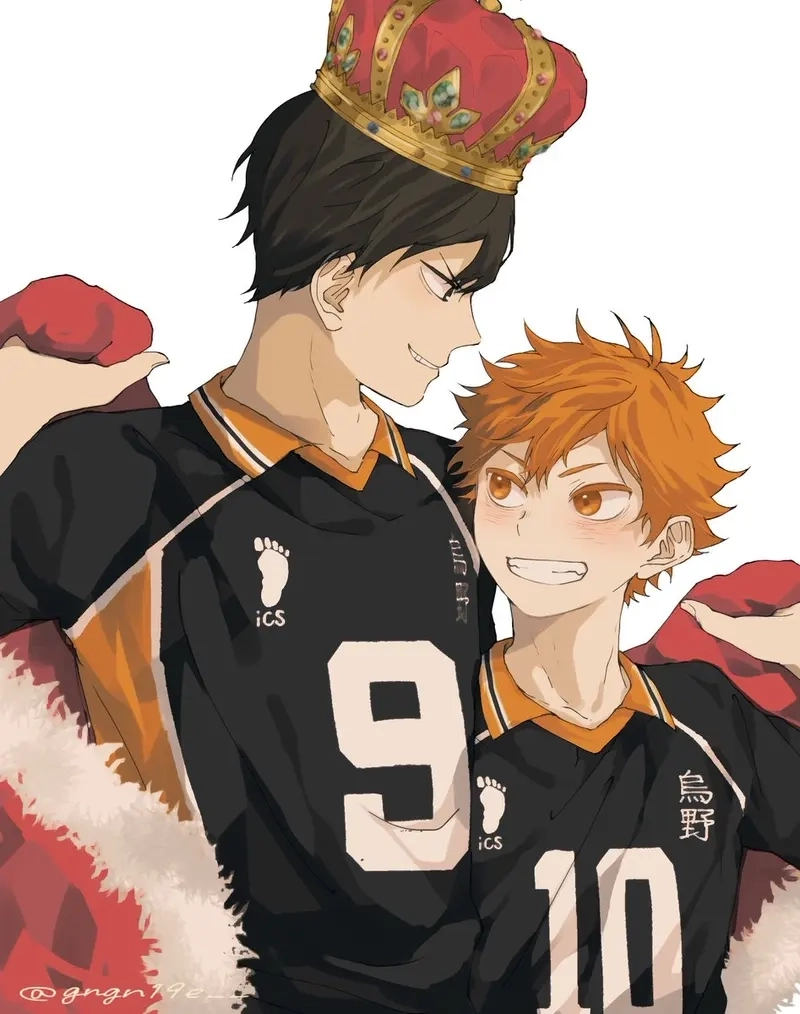 Cặp đôi Haikyuu Kageyama x Hinata gây sốt toàn cộng đồng