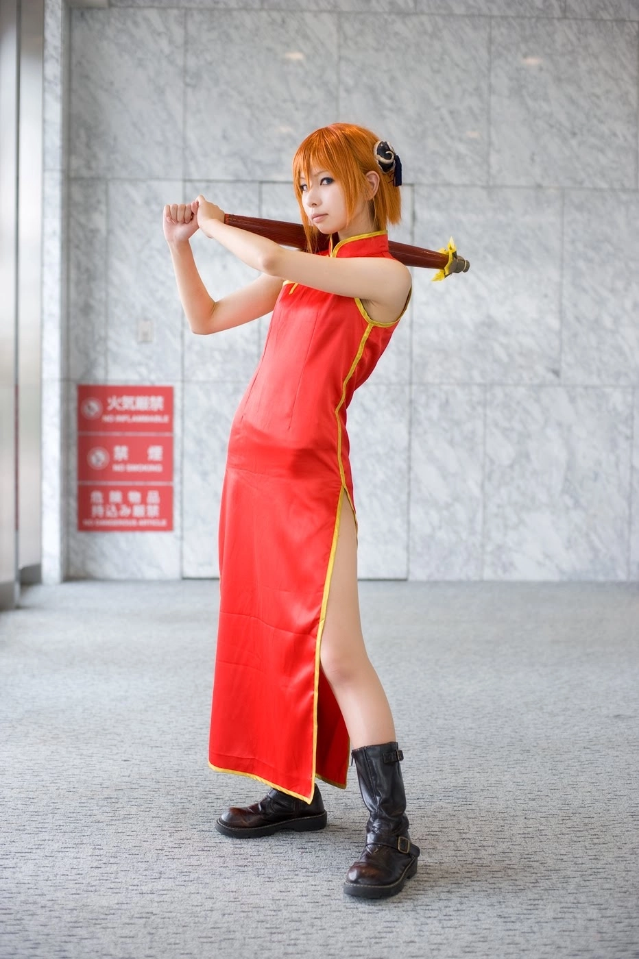 Cosplay Kagura Gintama thể hiện trọn vẹn cá tính mạnh mẽ