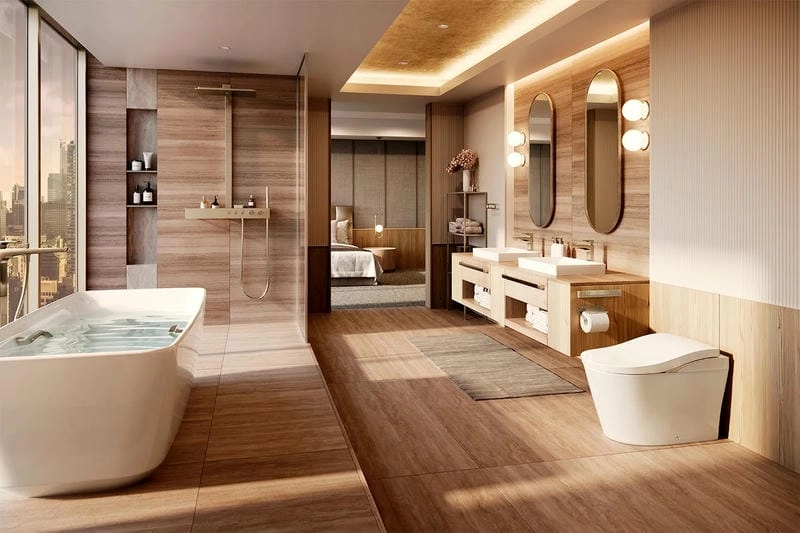 Những mẫu nhà tắm sang trọng - Nâng tầm đẳng cấp không gian