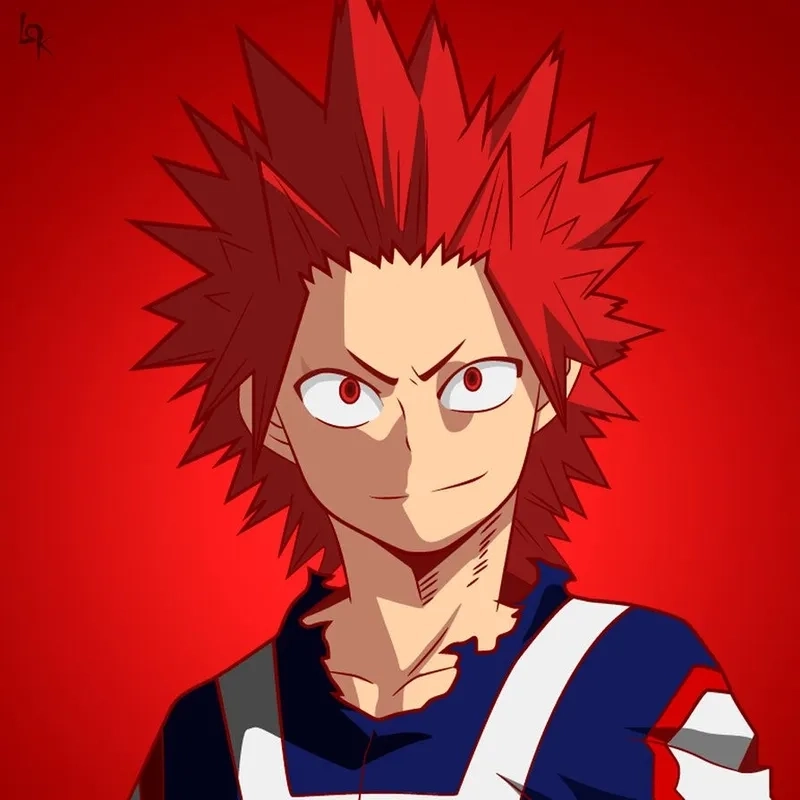 Kirishima cute là phong cách dễ thương được fan thể hiện qua tranh vẽ hoặc chibi.