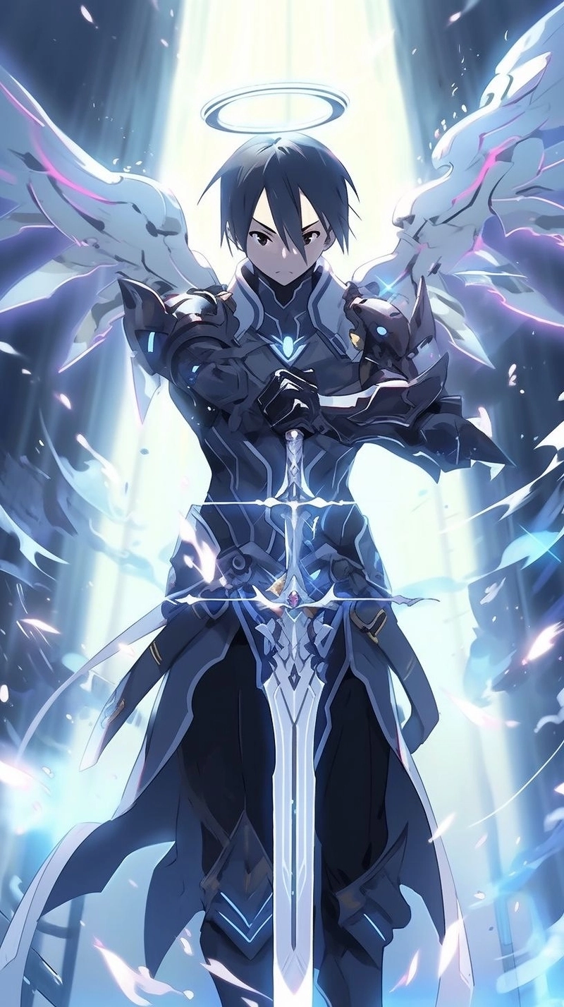 Hình nền Kirito cực đẹp dành cho điện thoại và máy tính