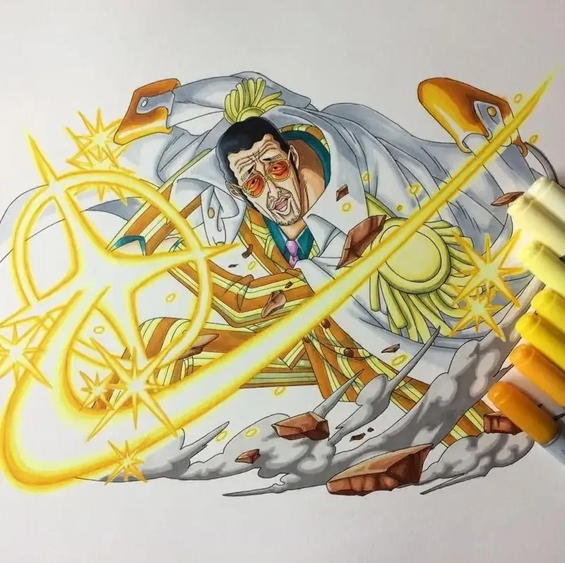 Luffy vs Kizaru là màn đối đầu nghẹt thở tại đảo Egghead