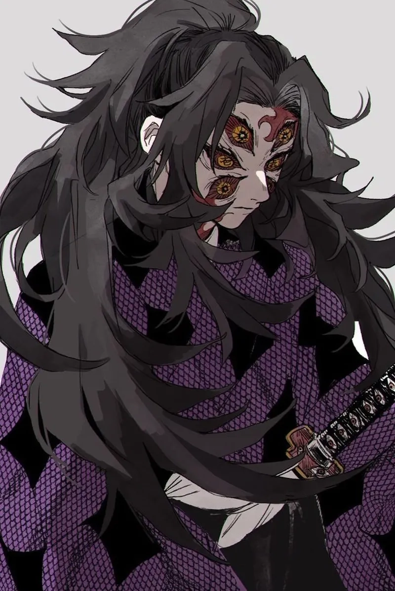 Đôi mắt đặc trưng của Demon Slayer Kokushibo Eyes cực thu hút