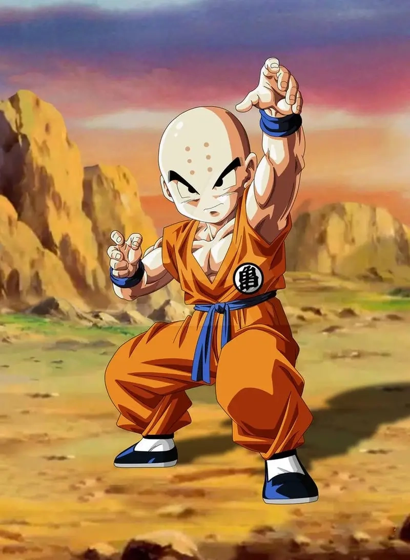 Khoảnh khắc đặc sắc với Dragon Ball Z Krillin đầy khí chất