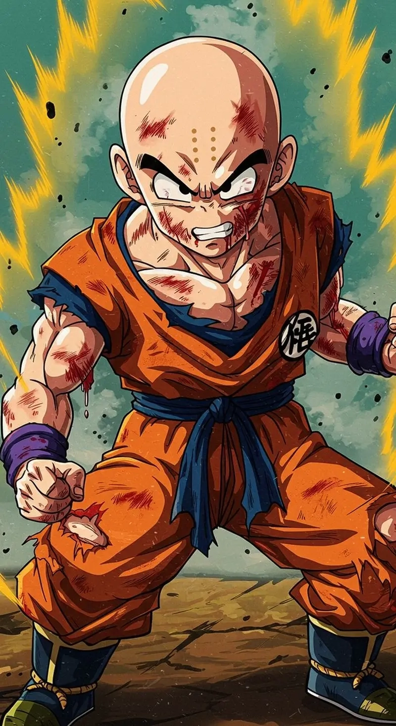 Meme vui nhộn với Krillin meme cực kỳ đáng yêu
