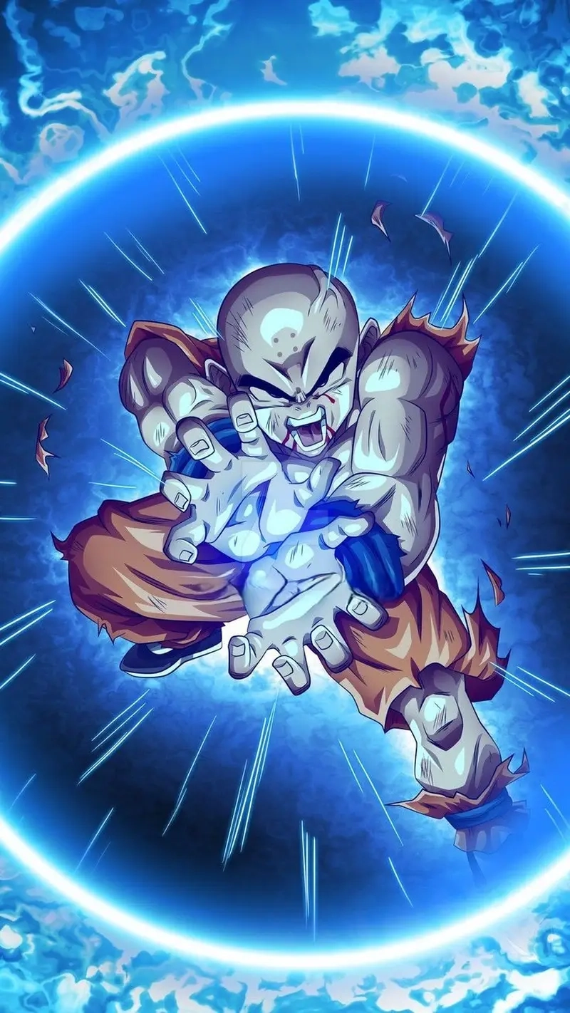 Tạo hình hoàn hảo và mạnh mẽ của Krillin Dragon Ball Z