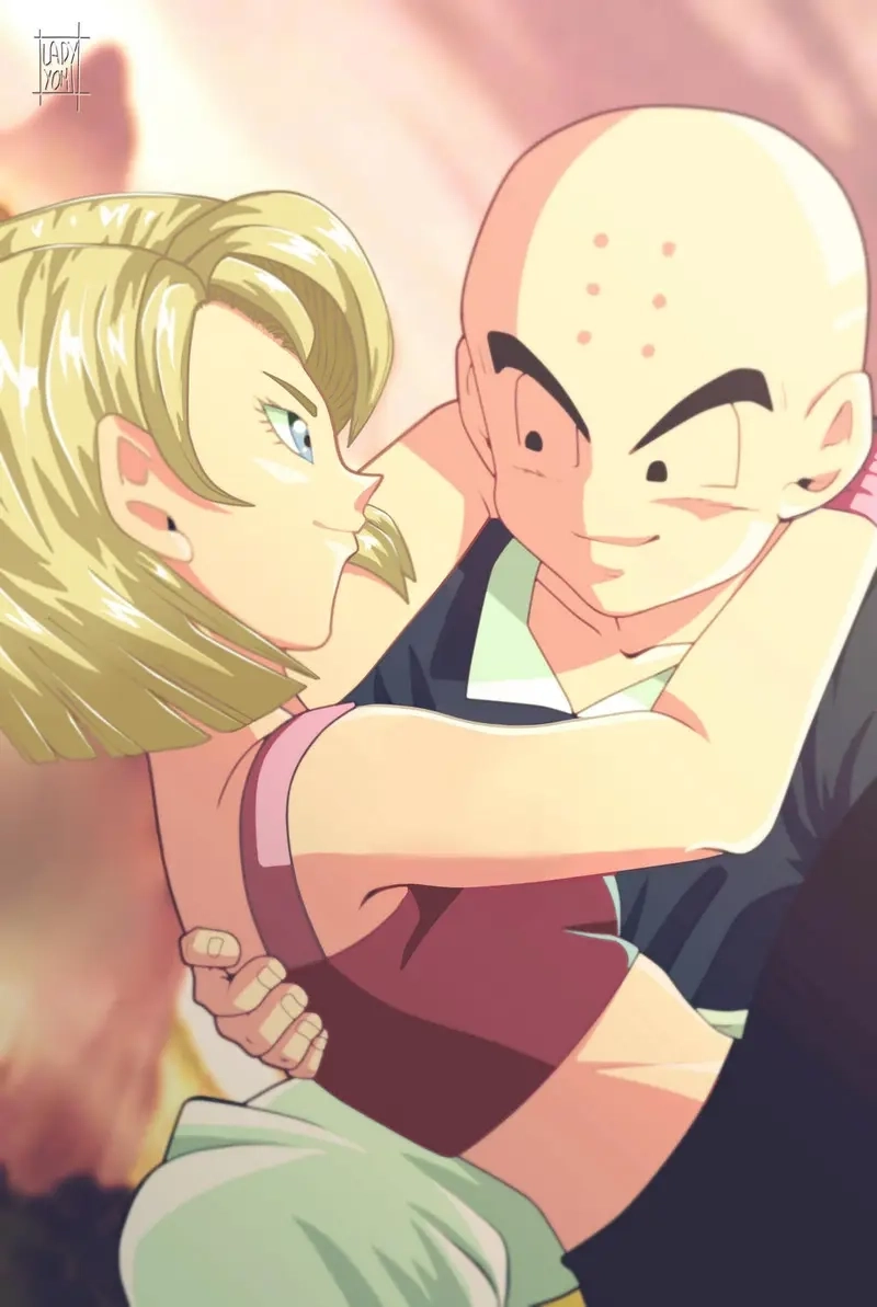Cuộc đối đầu cực kỳ ấn tượng trong 18 vs Krillin