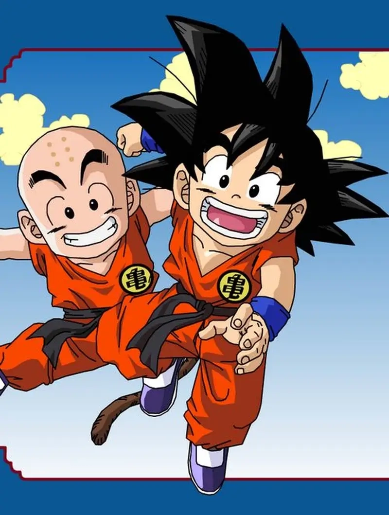 Sự kết hợp mạnh mẽ giữa Goku x Krillin trong Dragon Ball