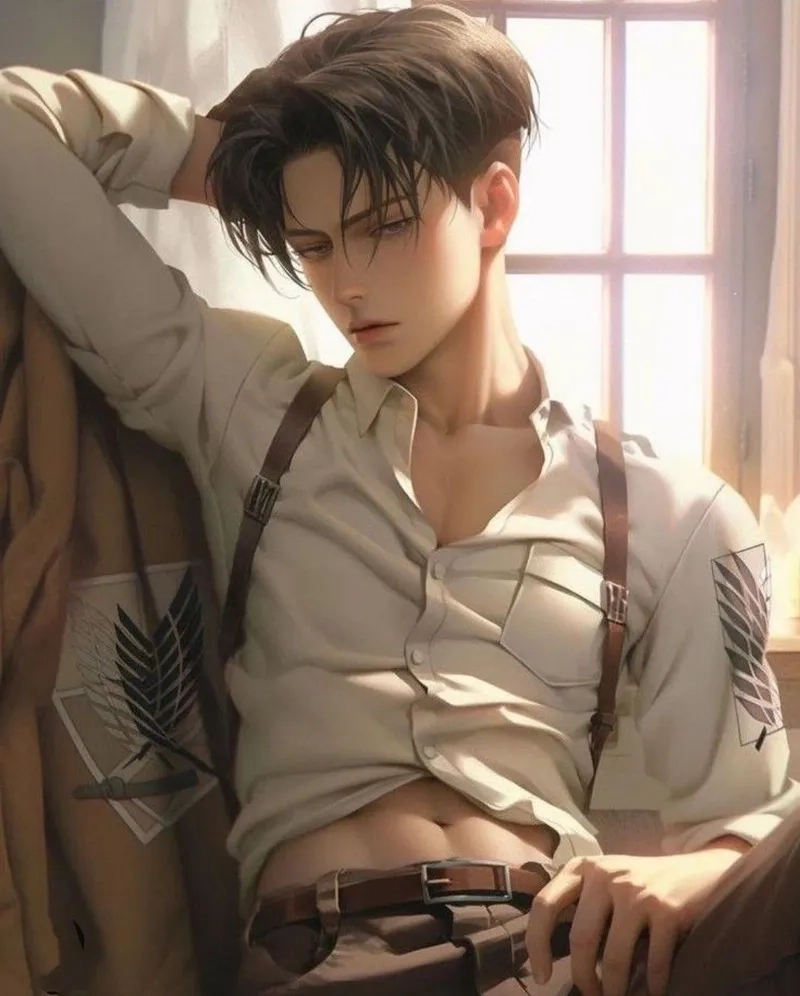 Levi meme gây cười nhưng vẫn giữ nét lạnh lùng đặc trưng