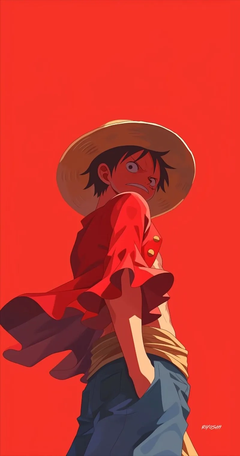 Hình nền hành động cuốn hút từ one piece wallpaper Luffy