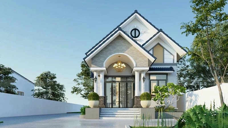 Phong cách mới lạ với mẫu mái thái nhà cấp 4 đầy đủ tiện nghi