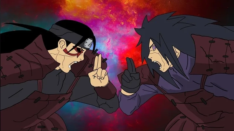 Khung tranh hashirama x madara truyện tranh đầy cảm xúc