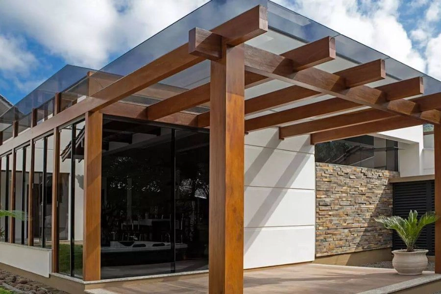 Tổng hợp mẫu mái hiên nhà phố tiện nghi và đẹp mắt