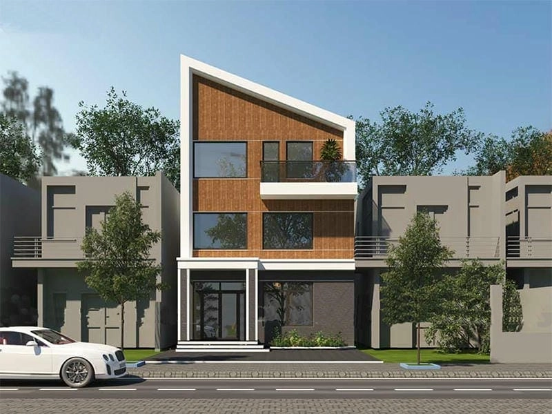 Xem ngay mẫu nhà phố mặt tiền 4-5m 5 x 20