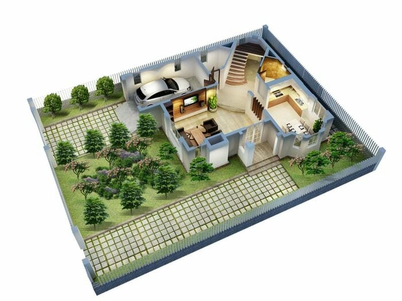 mẫu nhà vườn 1 tầng đẹp nhất lựa chọn hoàn hảo cho bạn