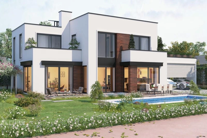 mẫu biệt thự nhà vườn 2 tầng không gian sống lý tưởng