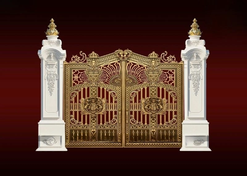 Khám phá mẫu cổng nhà có mái che đẹp tiện lợi hài hòa