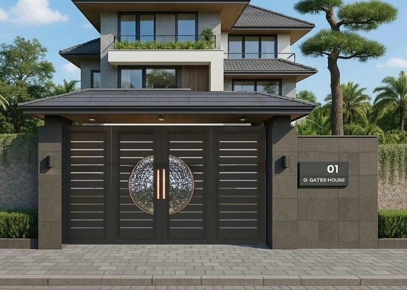 Gợi ý các mẫu cổng nhà biệt thự đẹp đa dạng phong cách