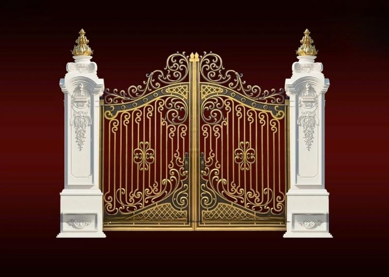 Tham khảo mẫu cổng nhà vườn hài hòa tự nhiên