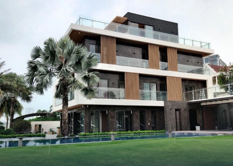 Ấn tượng với mẫu nhà ốp đá mặt tiền đẹp