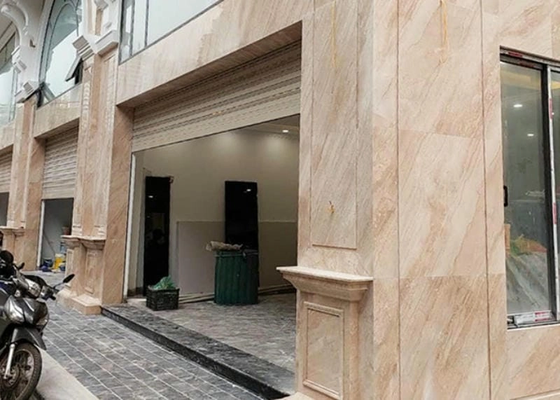 Bền chắc với mẫu ốp đá mặt tiền nhà ống