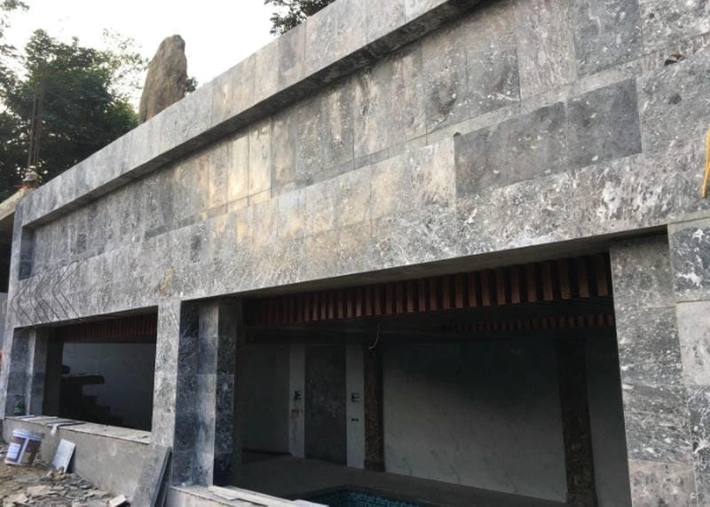 Tạo ấn tượng với mặt tiền ốp gạch giả đá