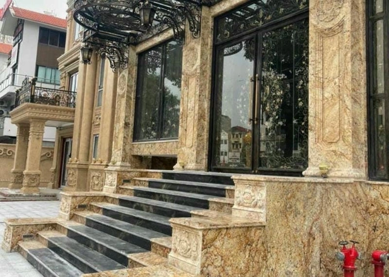 Chống bám bẩn nhờ đá ốp lát mặt tiền đẹp