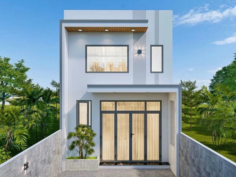 Ngắm thử mẫu mặt tiền nhà gác lửng đẹp nhất cho diện tích hẹp