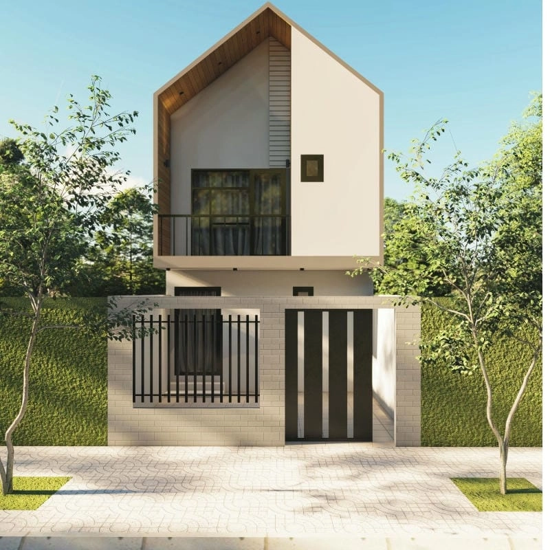 các mẫu nhà 1 trệt 1 lầu 6 x 15 được ưa chuộng bởi thiết kế thông minh