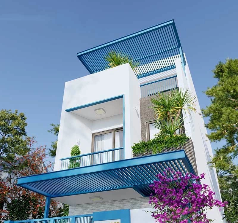 5x15m mẫu nhà 1 trệt 1 lầu 5x15 lựa chọn hợp cho đất phố nhỏ