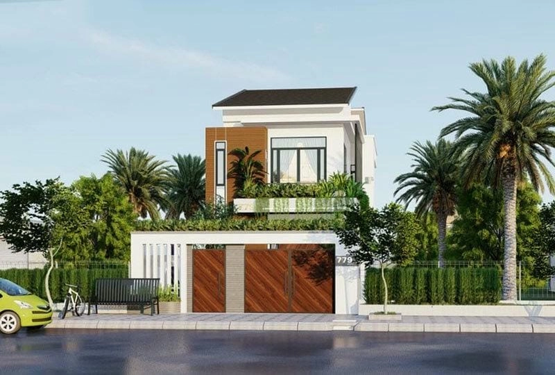 mẫu nhà 1 trệt 1 lầu 3 phòng ngủ thiết kế tiện nghi khoa học