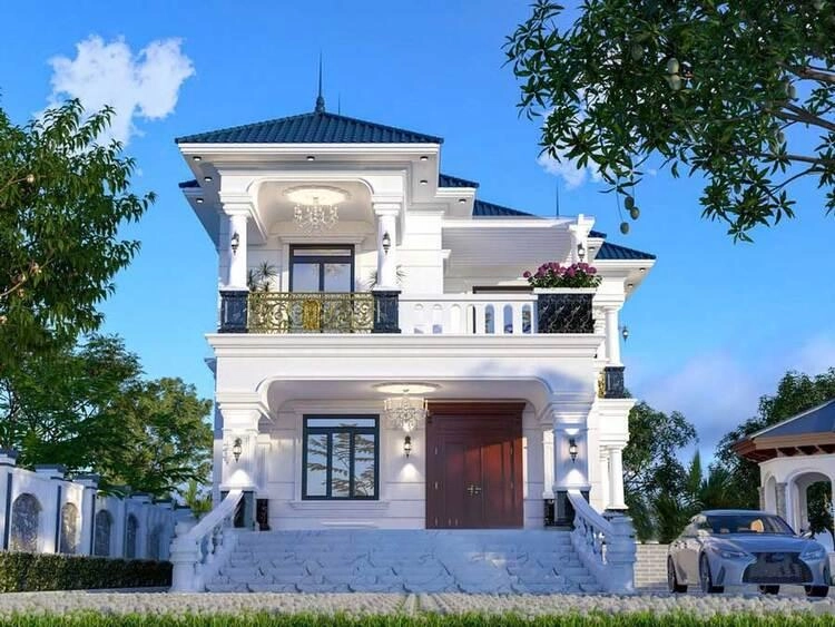 Khám phá mẫu nhà 2 tầng mái nhật hiện đại sang trọng
