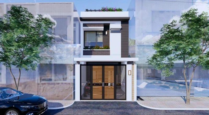 Xem ngay các mẫu mặt tiền nhà ống 2 tầng đẹp đa phong cách