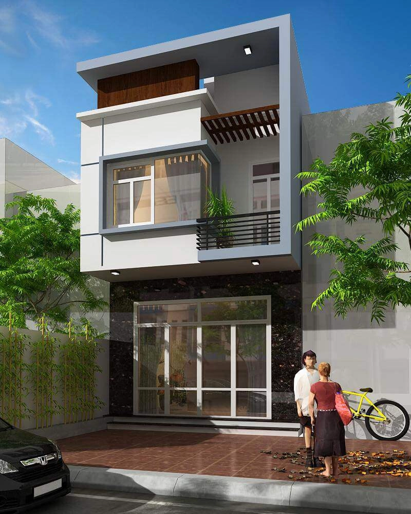 Xem ngay mẫu nhà 2 tầng nông thôn 80m2 nhà ống đẹp