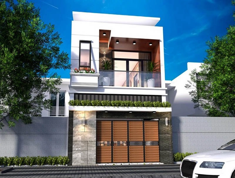 Chọn 700 triệu mẫu nhà 2 tầng mái thái ở nông thôn nhà ống ấn tượng