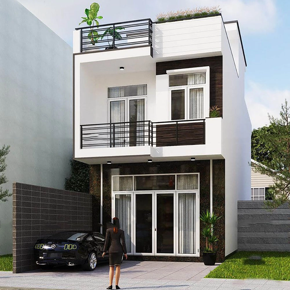 Khám phá nông thôn các mẫu nhà 2 tầng đơn giản giá rẻ nhà ống