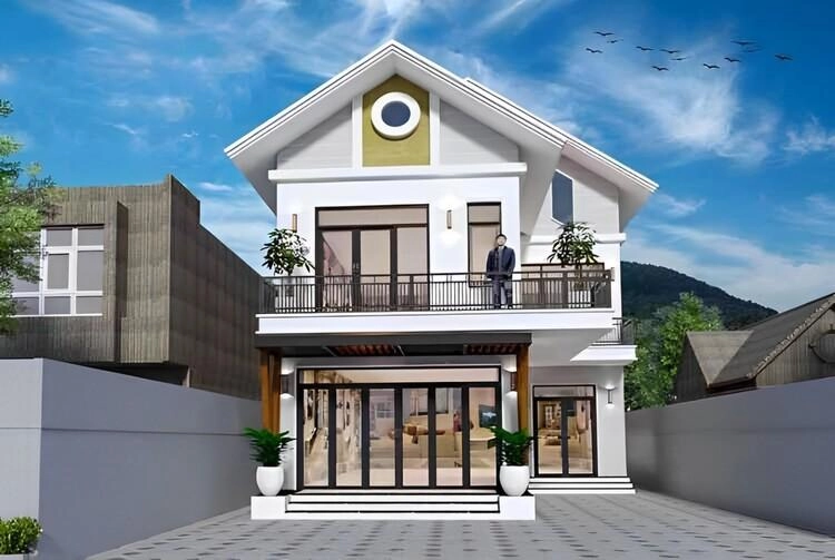 Tham khảo mẫu nhà 2 tầng nông thôn 400 triệu tiết kiệm