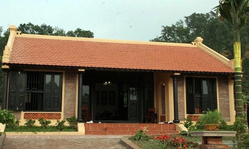 Gợi nhớ tuổi thơ qua nhà ngói cấp 4 đẹp