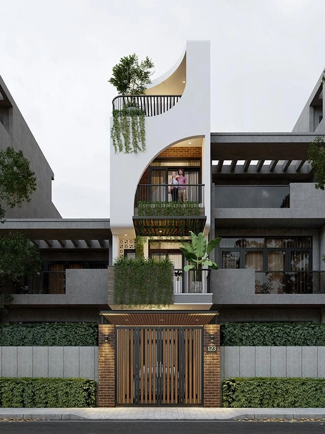 Xem ngay mẫu nhà phố đẹp thiết kế tiện nghi