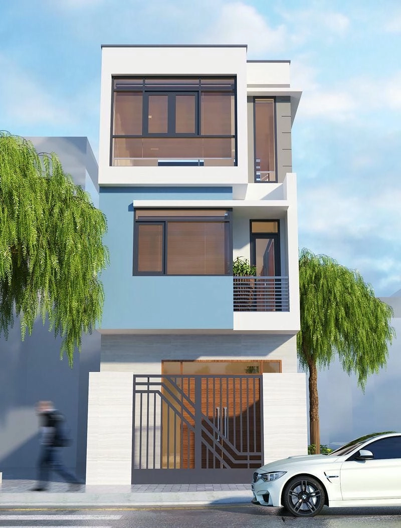 Lựa chọn tối ưu mẫu thiết kế nhà ống 3 tầng 5x20m