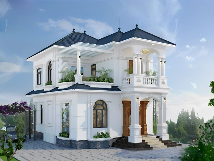 Khám phá mẫu nhà 2 tầng biệt thự sang trọng cuốn hút