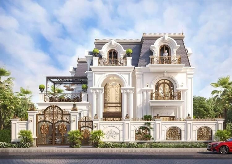 Mẫu nhà biệt thự 2 tầng - Thiết kế đẳng cấp cho tổ ấm